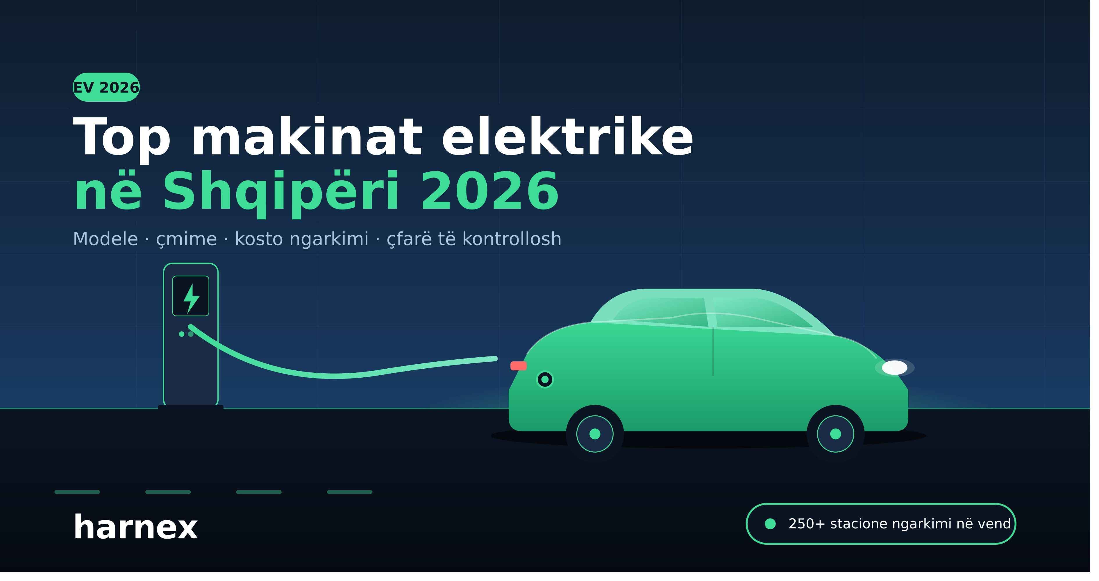Top makinat elektrike në Shqipëri 2026 — udhëzues blerjeje - Harnex Blog Image