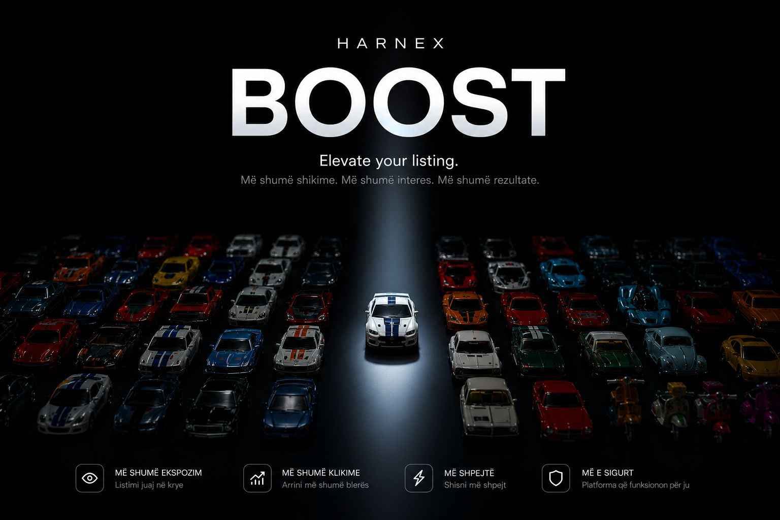 Çoji listimin tënd para të gjithëve — Prezantojmë Harnex Boost - Harnex Blog Image